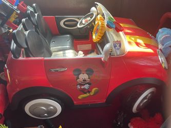 Mickey Mouse drivable Car 