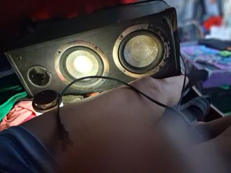 Home theater speaker with built in amp
