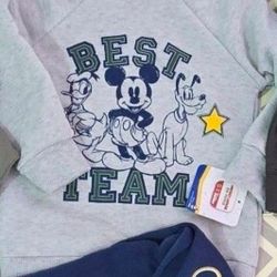 Disney Mickey Looney Tunes Boy Fleece Sets