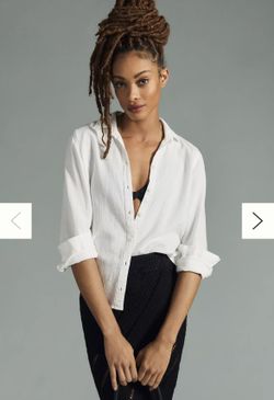 White Anthropologie Shirt