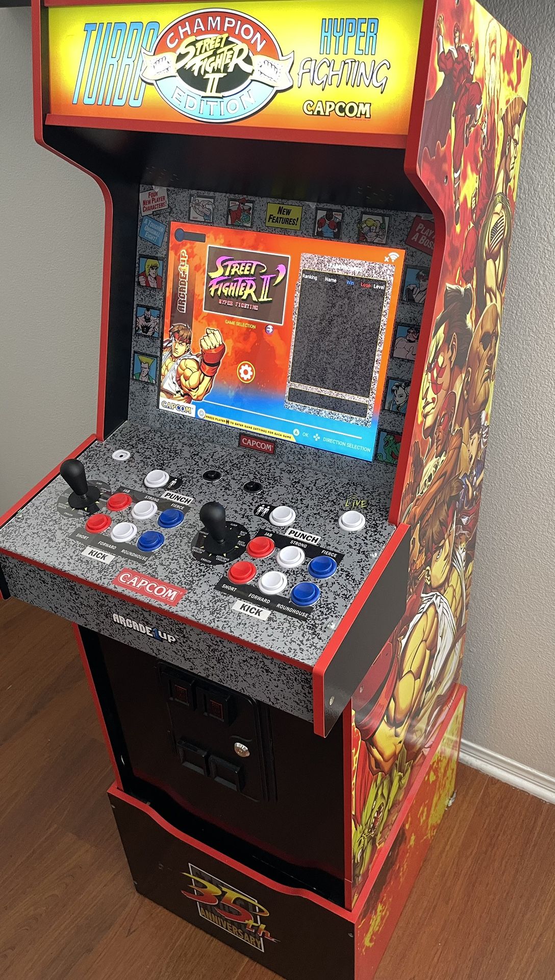 Arcade 1 Up Street Fighter II 35th Anniversary