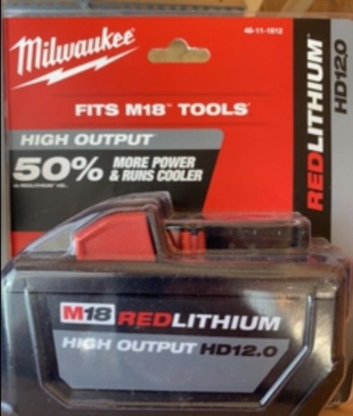 M18 12 0 battery high output new for sale in lodi ca offerup