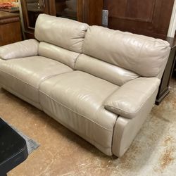 Double Recliner Leather 