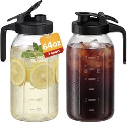 Glass Pitcher 2pc