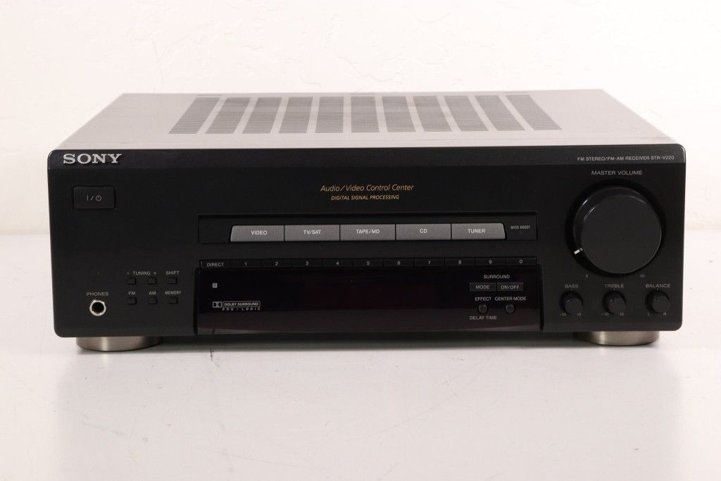 SONY STR-V220 FM/AM STEREO RECEIVER