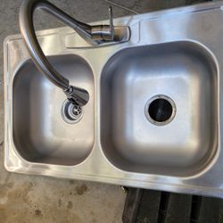 Double Bowl Stainless Steel Sink 