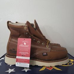 Thorogood 6 Inch USA Made Brown Soft Toe Work Wedge 7.5EE