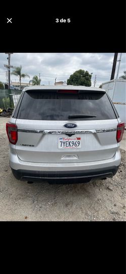 Ford Explorer 2016-2017 Rear bumper with bumper support and sensors