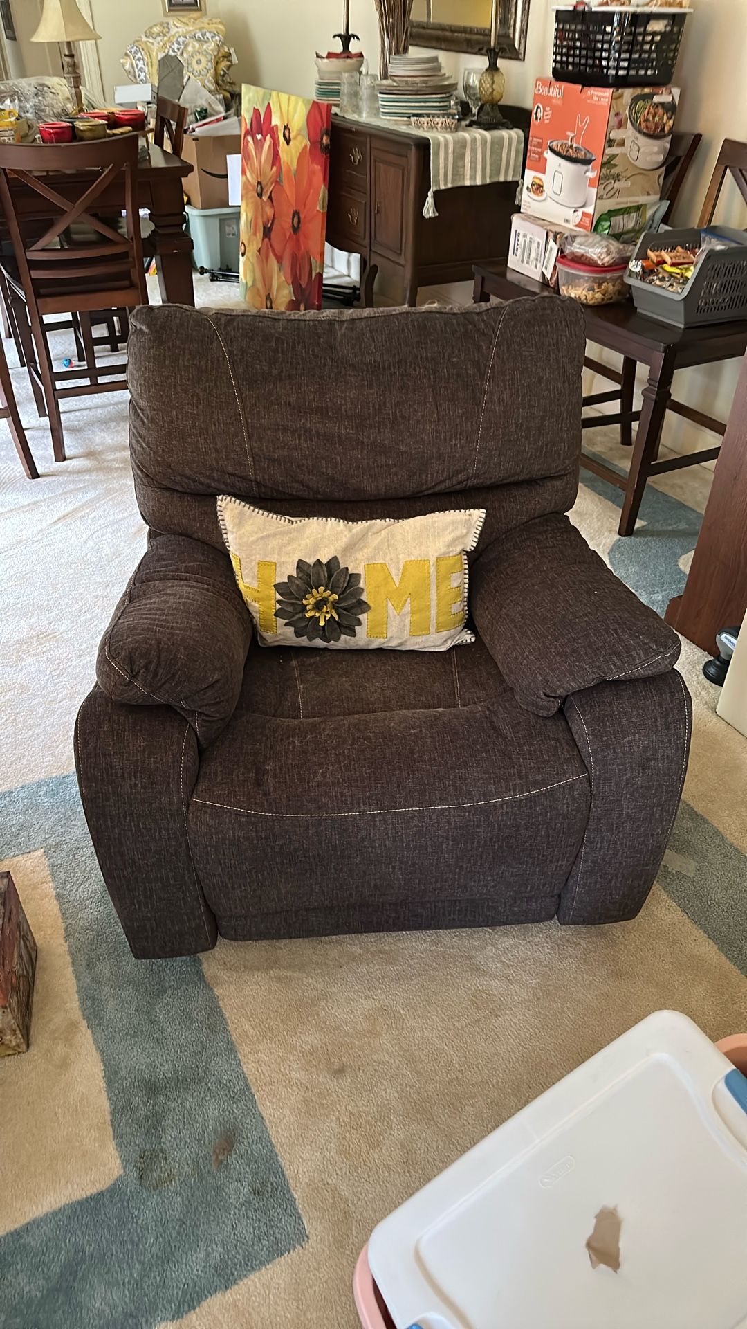 Gray Recliner