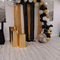 Backdrop And Balloon Garland