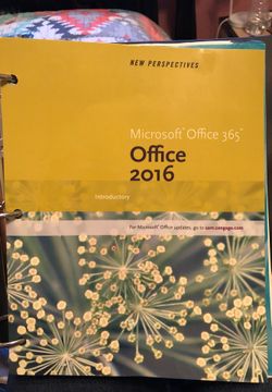 Microsoft Office 365 Office 2016 Textbook