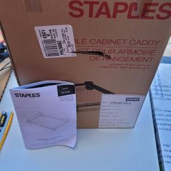 Staples File Caddy File Cabinet Carroer With Weels