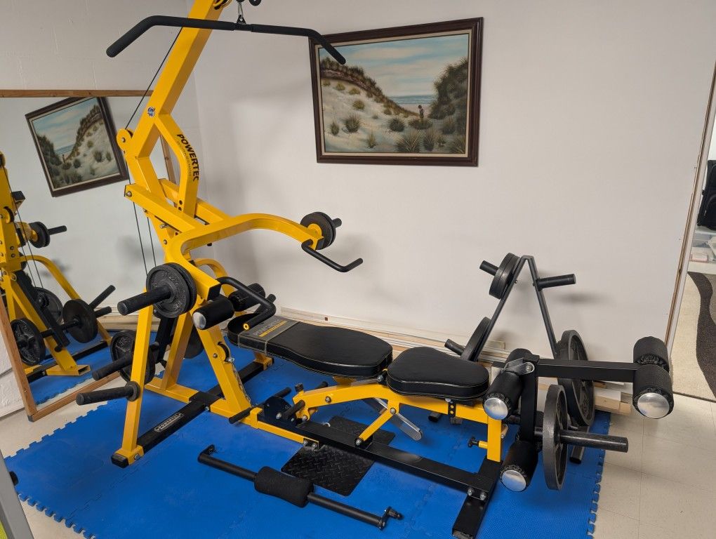 PowerTech Home Gym Workbench With Weights