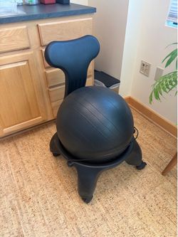Yoga ball chair