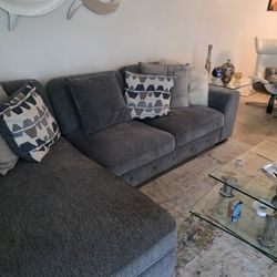 Grey L shape Couch