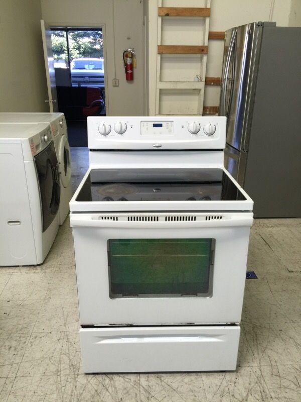 Whirlpool Glass Top Electric Stove for