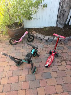 FREE scooter, trike, balance bike!