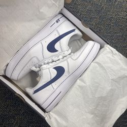 Nike Air Force 1 Low White Deep Royal Blue