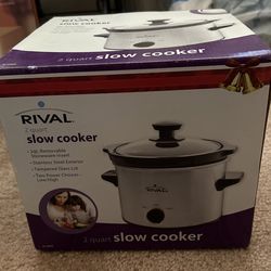 Rival 2 Qt Slow Cooker