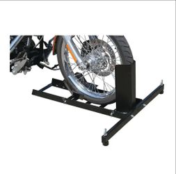 Motorcycle stand/wheel chock - Make an offer less than $70