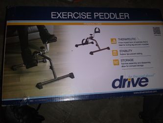 Drive exercise. Foot peddler