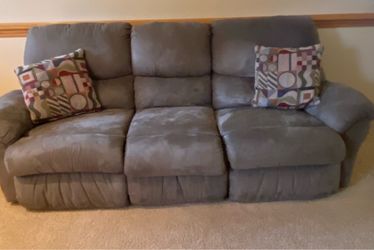 Priced to sell! Need gone today! Greenish couch