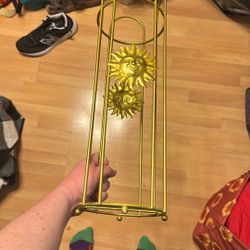 Vintage Gold Celestial TP holder 