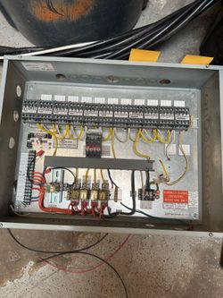 Lighting control panel