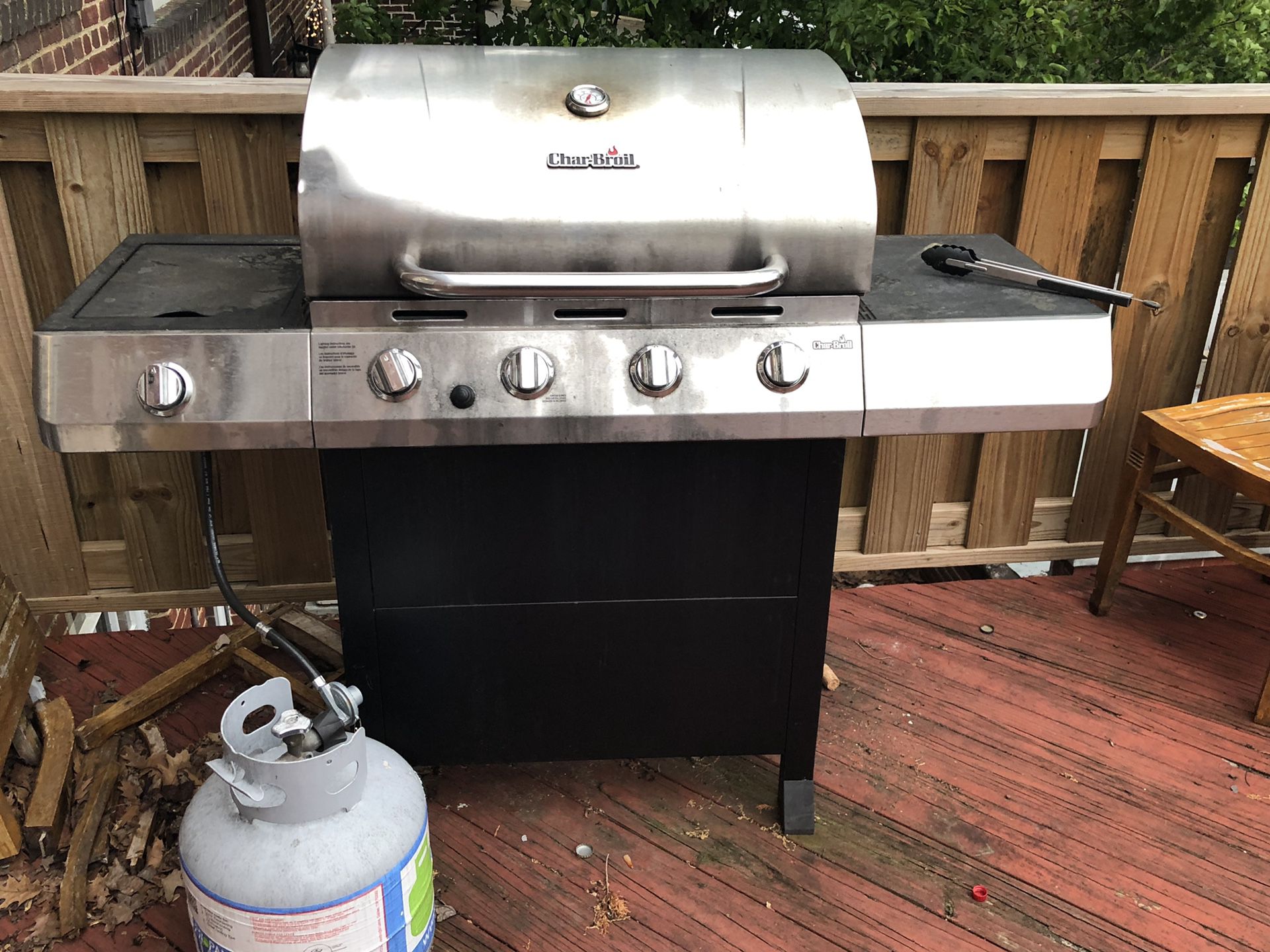 Gas Grill and TWO propane tanks