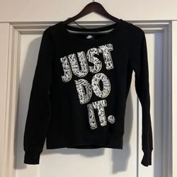 Black Nike Just Do It sweatshirt
