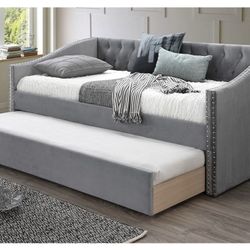 Brand New In Box Day Bed W/ Slats + Trundle   And 2 Mattresses. Pick Up  In Long Beach Or We Can Deliver For A Fee