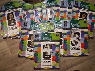 Sealed programs with five sticker packs