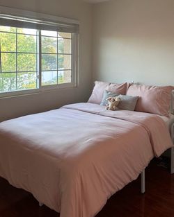 Bed and mattress