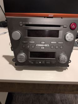 2007 2008 Subaru Legacy 6 Disc CD Player Radio Receiver w/ Climate Controls OEM