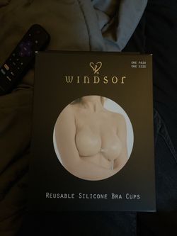Reusable silicone bra cup