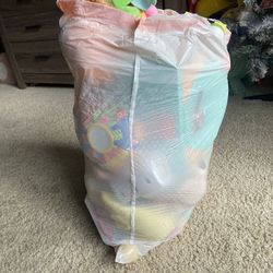 Bag of  baby toys