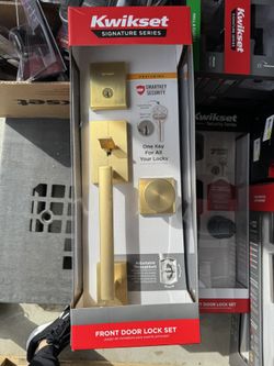 Kwikset Front door lock - Brand New! - GOLD