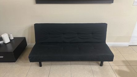 Sleeper Sofa Futon Black