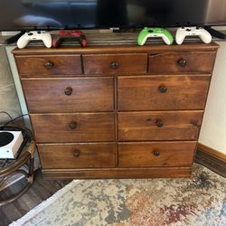 Small Wood Dresser 