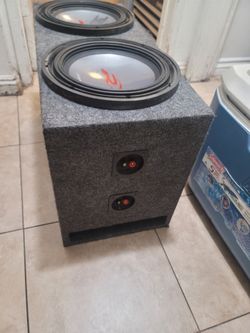 Type R 12" Alpine subwoofer with ported enclosure