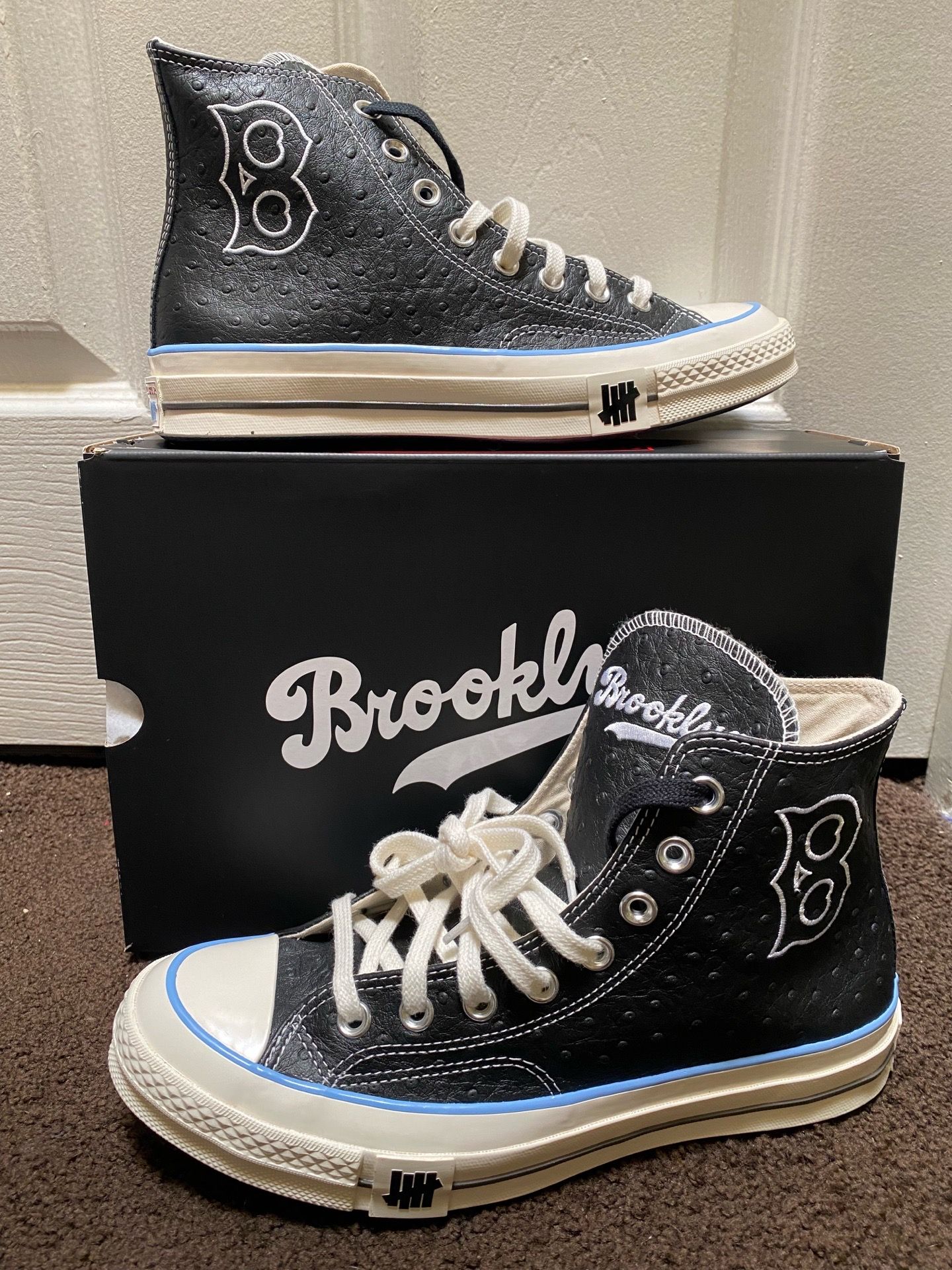 Converse Chuck Taylor All Star Hi Undefeated × Brooklyn Dodgers Ostrich