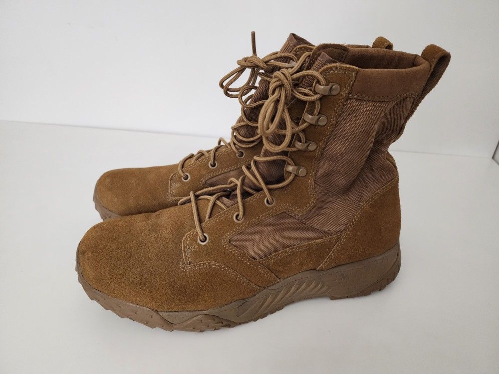 Under Armour Jungle Rat Tactical Boots Mens Size 10.5 Coyote Brown