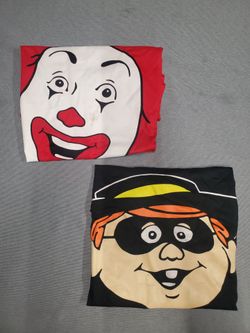 Vintage McDonald's Tshirts Size Large Hanes 50/50