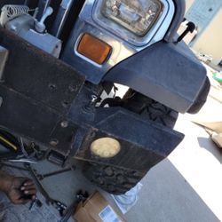 Jeep YJ front Bumper Winch Ready