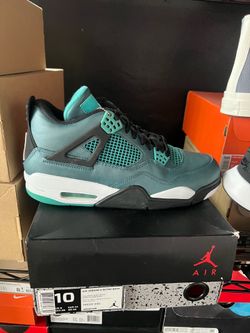 Jordan 4 teal size 10