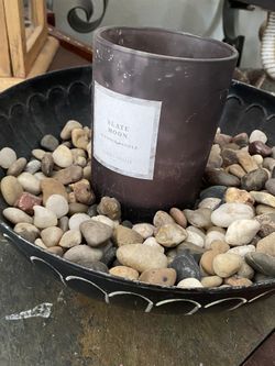 Decor Bowl W Rocks