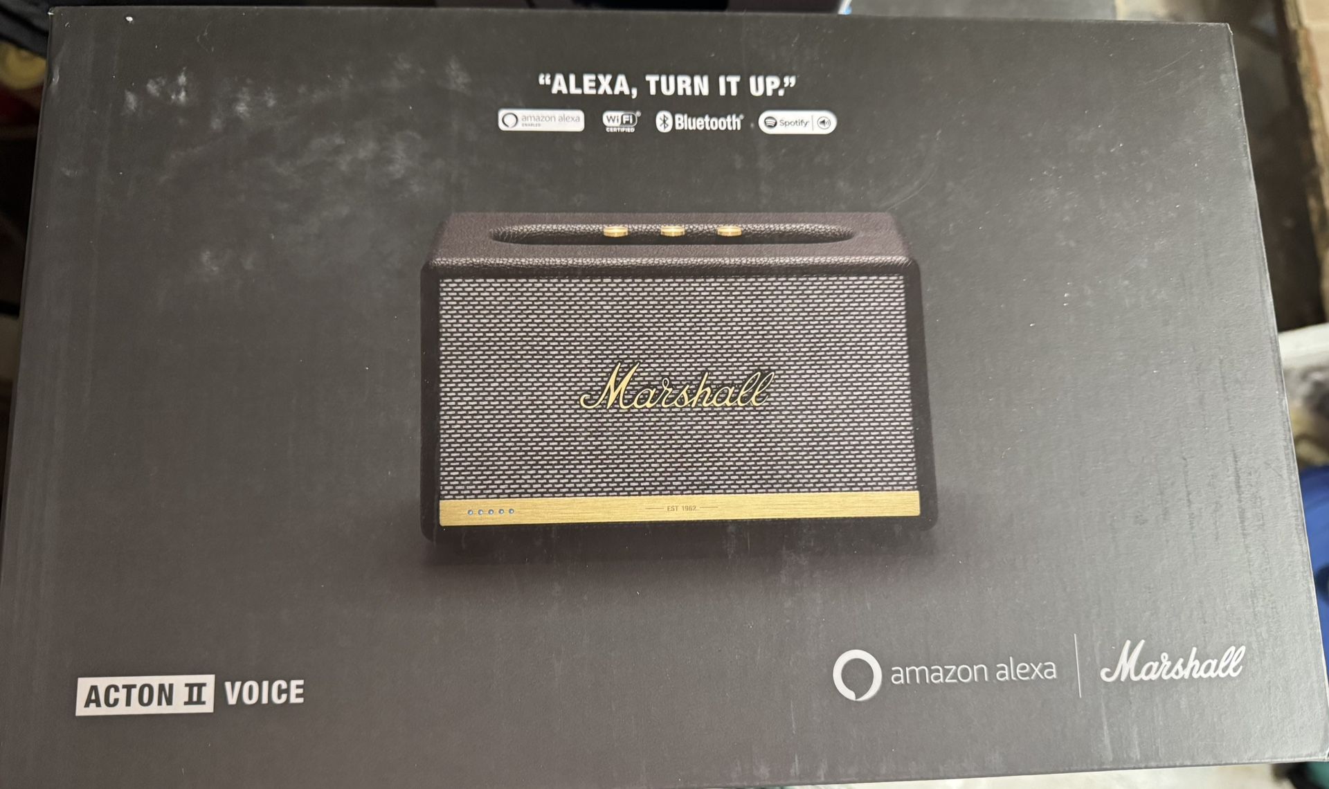 Marshall Acton II Bluetooth Speaker - Black