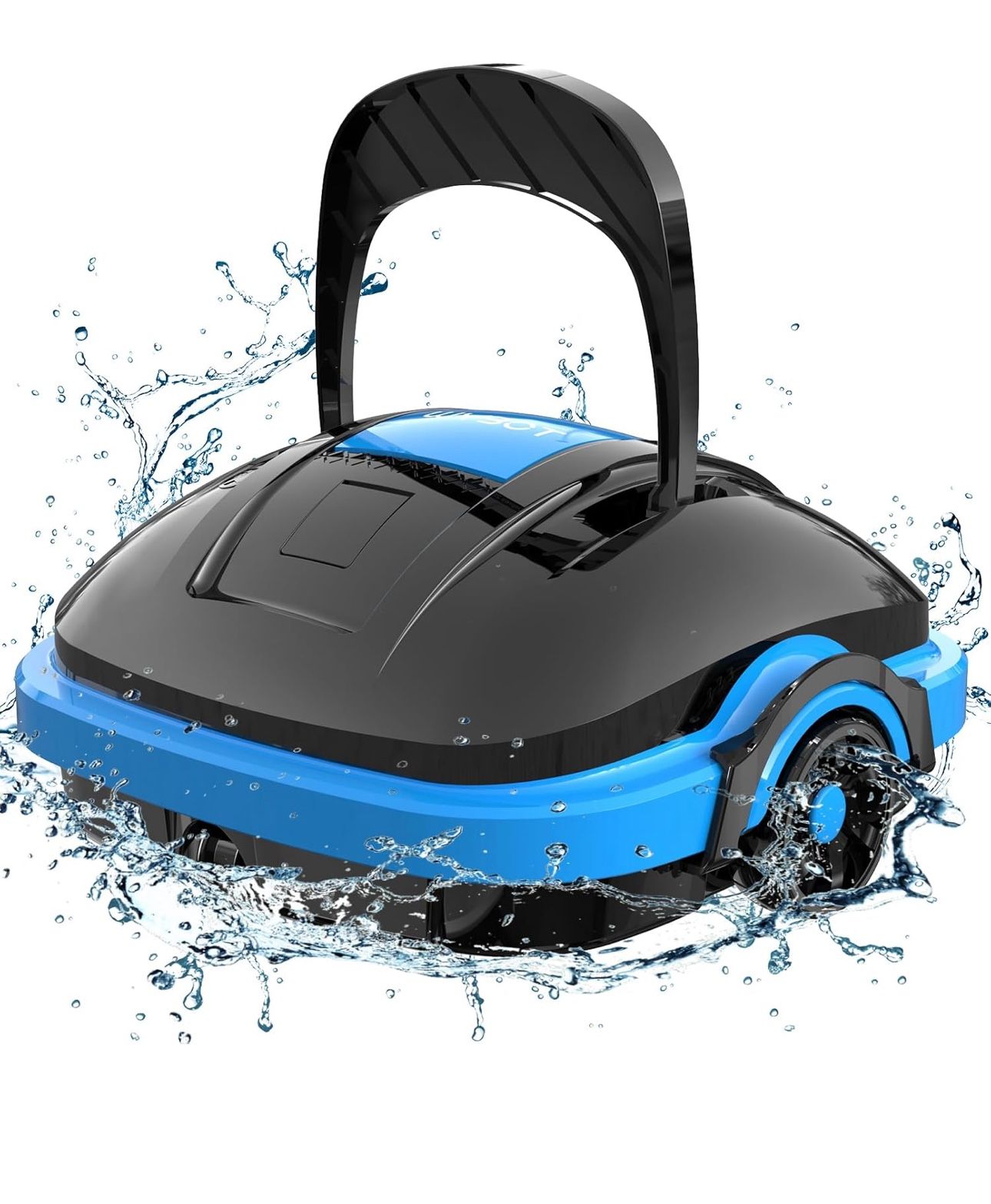 WYBOT Osprey 200 Cordless Robotic Pool Cleaner, Automatic Pool Vacuum, Strong Suction Pool Vacuum for Above Ground Flat Pool Up to 518 Sq.Ft-Black