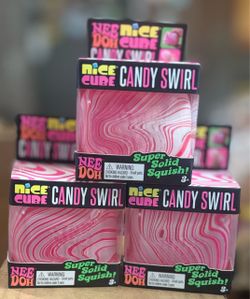 Needoh RARE  Nice Cube Candy Swirl