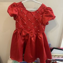 Girls Red Dress